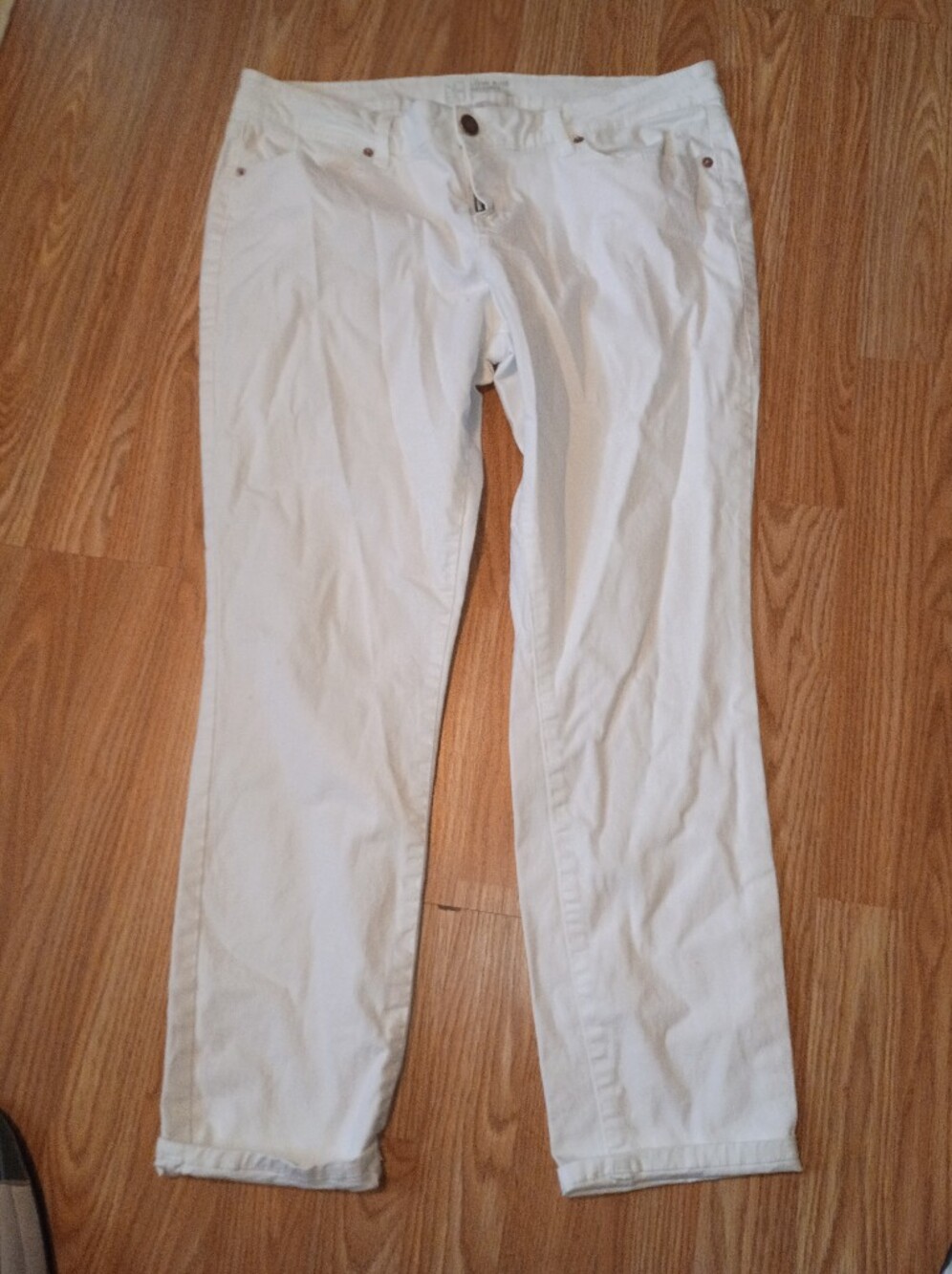 NOBO White Low Rise Skinny Jeans